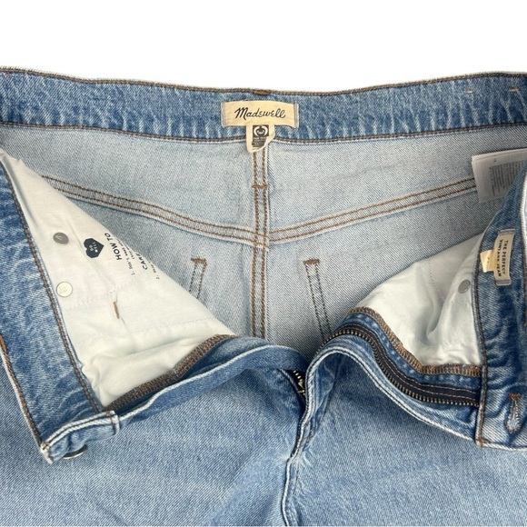 Madewell Light Blue Straight Leg Jeans - Picture 6 of 7